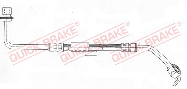 Flessibile del freno - 50.948 QUICK BRAKE
