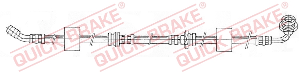 stabdžių žarnelė - 50.951 QUICK BRAKE