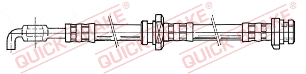 Brake Hose - 50.966 QUICK BRAKE