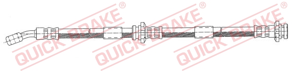 Brake Hose - 50.980 QUICK BRAKE
