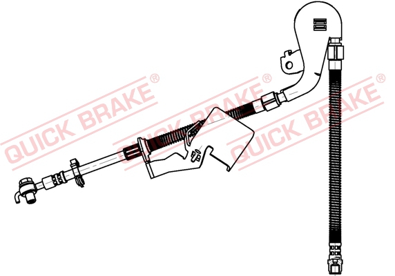 Flessibile del freno - 58.803X QUICK BRAKE
