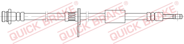 Brake Hose - 58.850 QUICK BRAKE