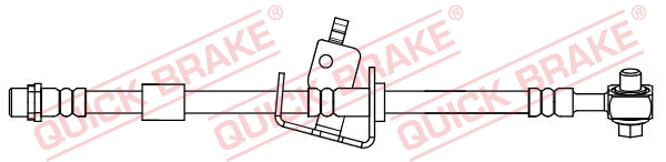 Flessibile del freno - 58.855X QUICK BRAKE