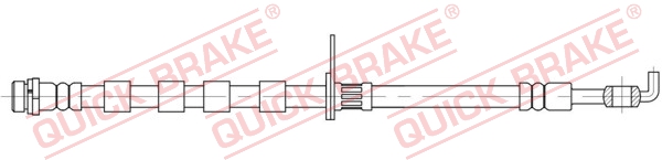 Flessibile del freno - 58.878 QUICK BRAKE