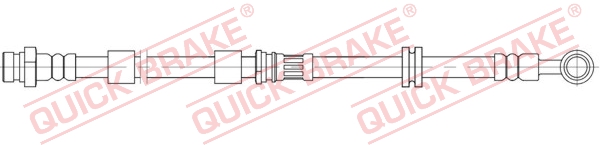 Flessibile del freno - 58.890 QUICK BRAKE