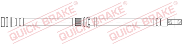 Brake Hose - 58.898 QUICK BRAKE