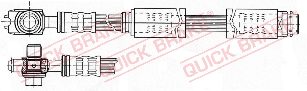 Brake Hose - 58.962X QUICK BRAKE