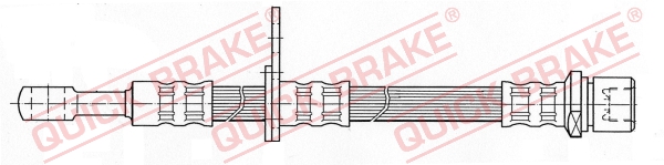 Brake Hose - 58.980 QUICK BRAKE