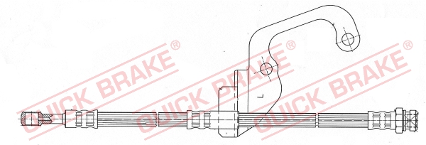 Brake Hose - 59.922 QUICK BRAKE
