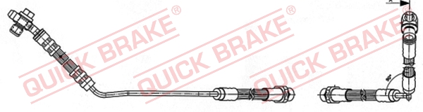 stabdžių žarnelė - 59.941X QUICK BRAKE