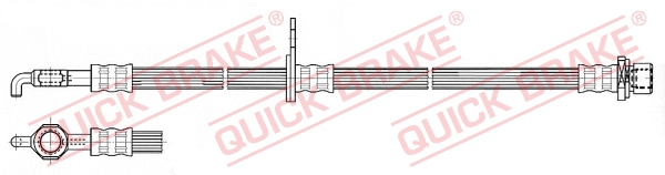 Brake Hose - 59.963 QUICK BRAKE