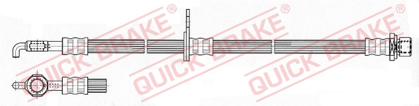 Brake Hose - 59.964 QUICK BRAKE