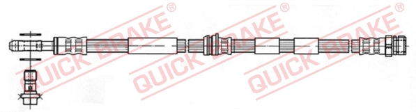 Brake Hose - 59.975X QUICK BRAKE