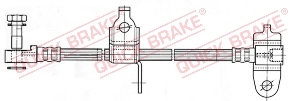 Brake Hose - 59.977X QUICK BRAKE