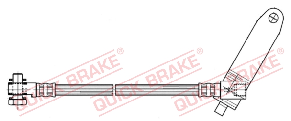 Brake Hose - 59.979X QUICK BRAKE