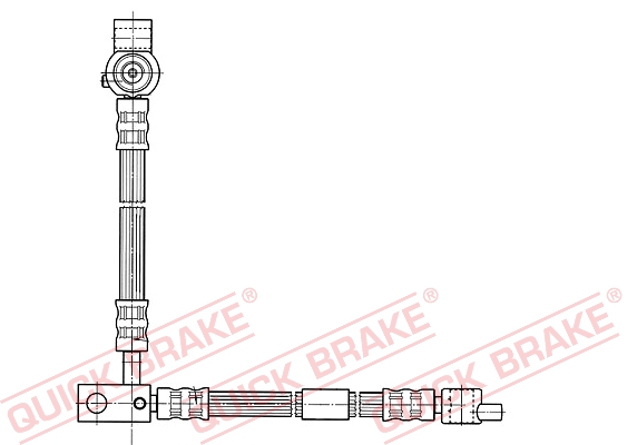Brake Hose - 59.994 QUICK BRAKE