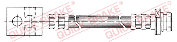 Brake Hose - 60.006 QUICK BRAKE
