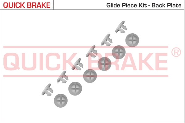 Комплектующие, тормозная колодка - 6859K QUICK BRAKE