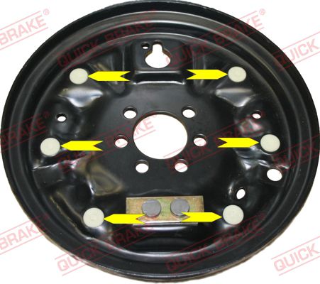 Комплектующие, тормозная колодка - 6859K QUICK BRAKE