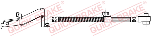 Brake Hose - 86.902X QUICK BRAKE