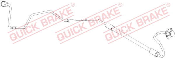 Flessibile del freno - 96.014 QUICK BRAKE