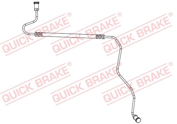 Brake Hose - 96.017 QUICK BRAKE