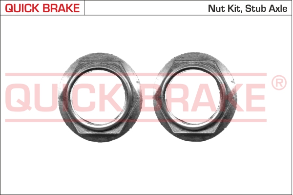 Nut, stub axle - 9803K QUICK BRAKE