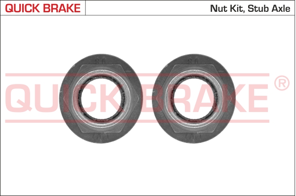 Nut, stub axle - 9811K QUICK BRAKE