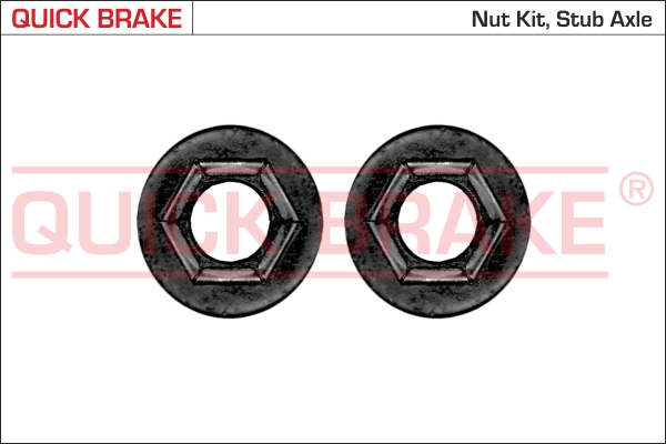 Nut, stub axle - 9813K QUICK BRAKE