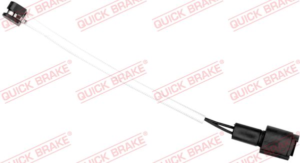 Warning Contact, brake pad wear - WS 0102 A QUICK BRAKE