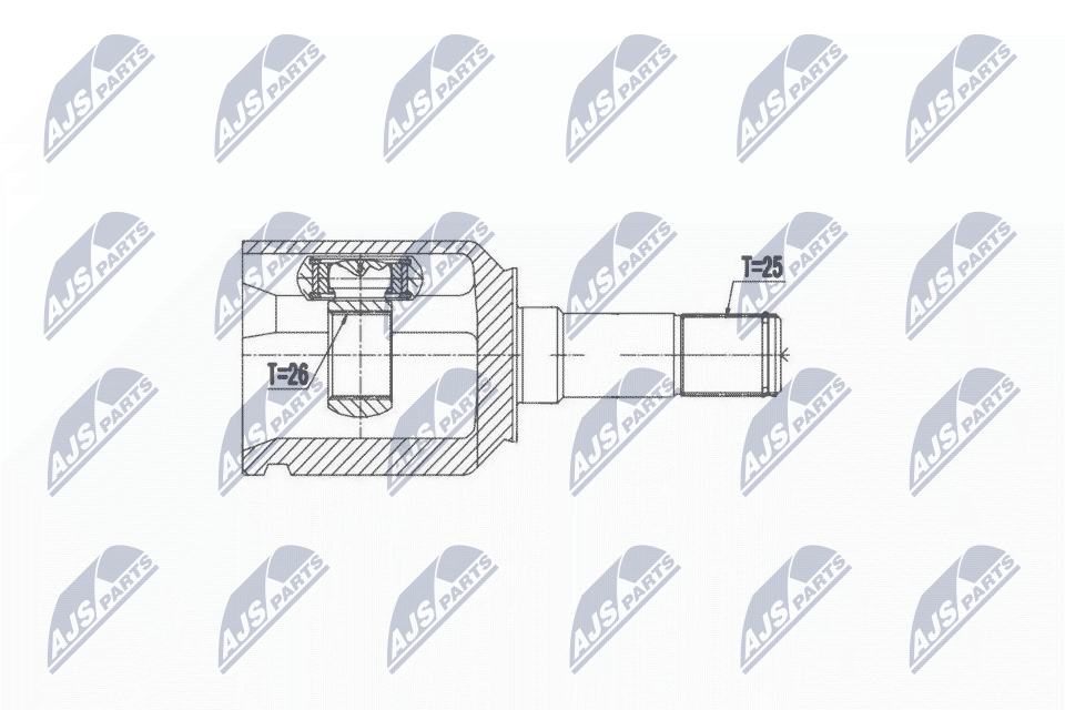 Joint Kit, drive shaft - NPW-AR-007 NTY