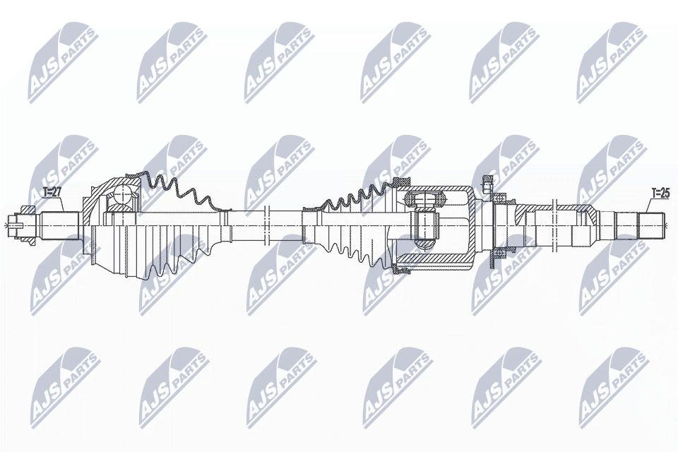 Приводной вал - NPW-AR-024 NTY