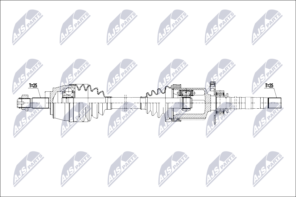 Drive Shaft - NPW-AR-026 NTY