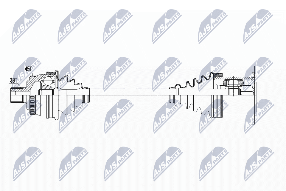 Drive Shaft - NPW-AU-007 NTY