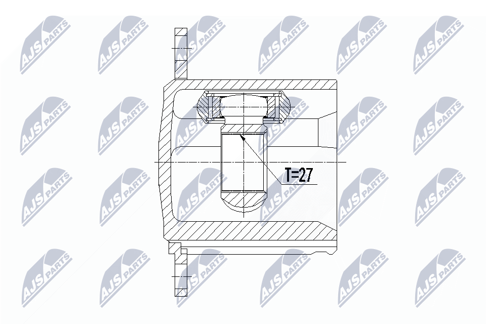 Gelenksatz, Antriebswelle - NPW-AU-010 NTY