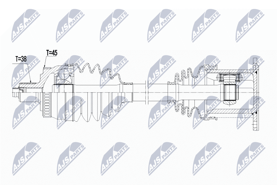 Drive Shaft - NPW-AU-029 NTY