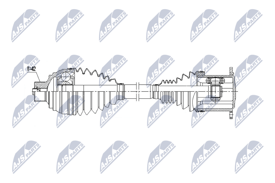 Drive Shaft - NPW-AU-086 NTY