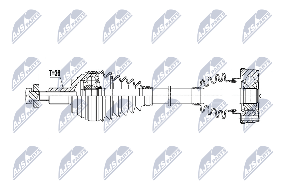 Drive Shaft - NPW-AU-106 NTY
