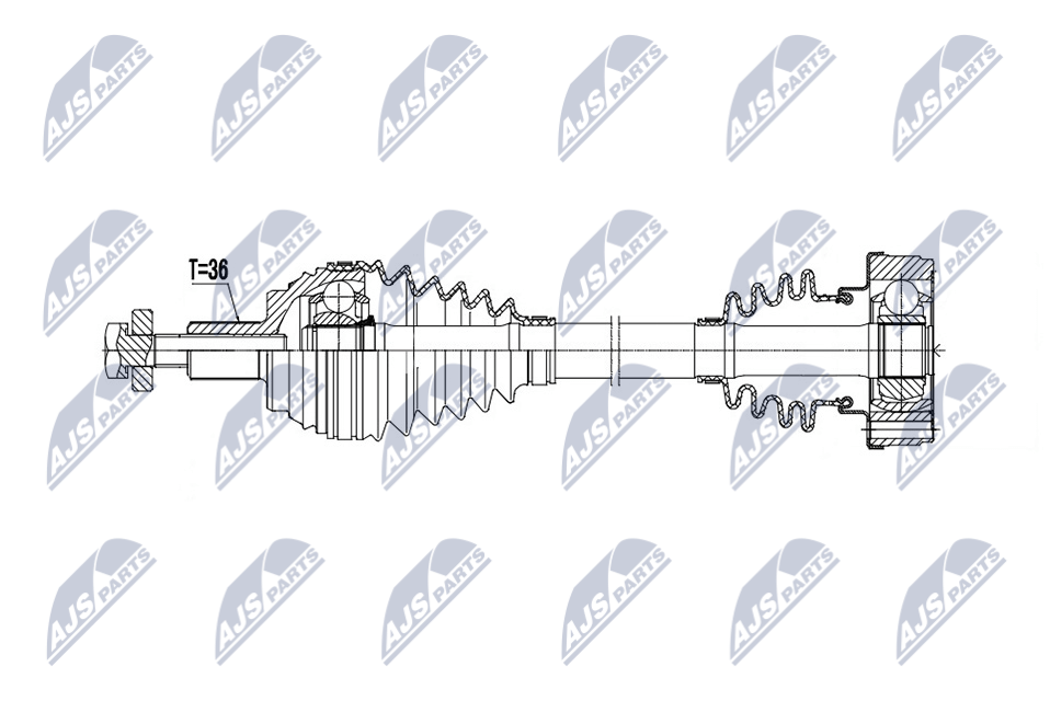 Drive Shaft - NPW-AU-107 NTY