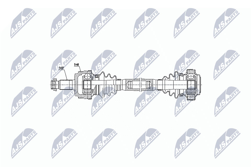 Albero motore/Semiasse - NPW-BM-035 NTY