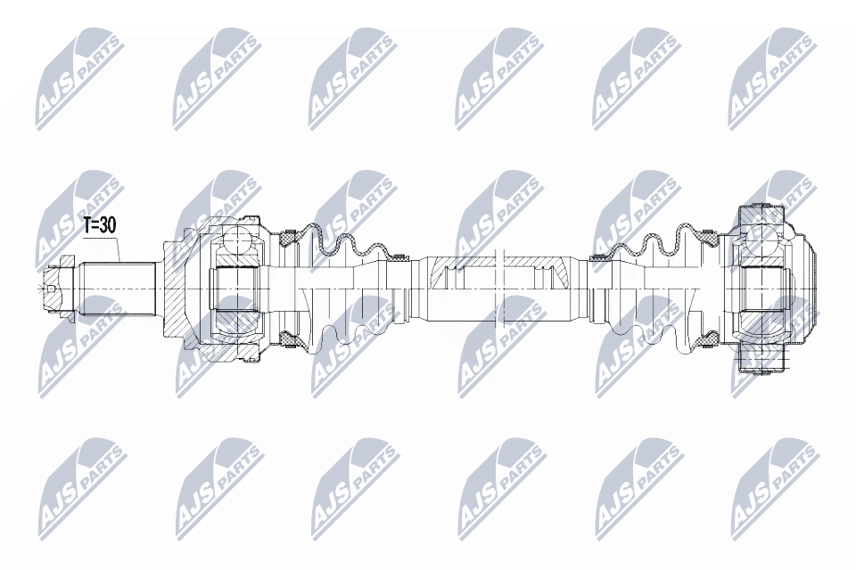 Albero motore/Semiasse - NPW-BM-037 NTY