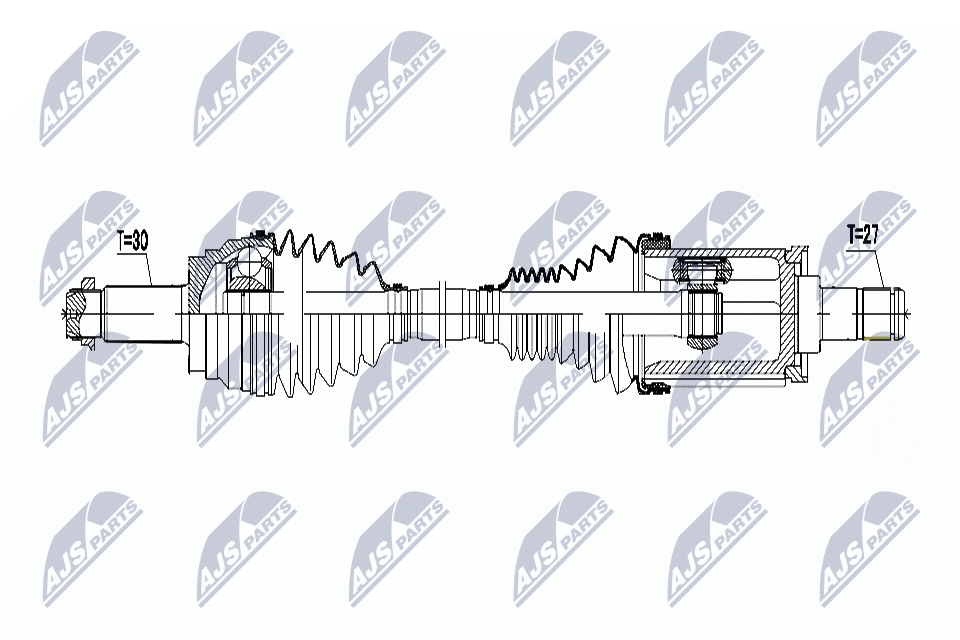 Albero motore/Semiasse - NPW-BM-039 NTY