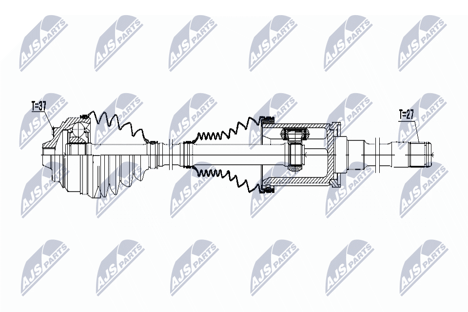 Albero motore/Semiasse - NPW-BM-046 NTY