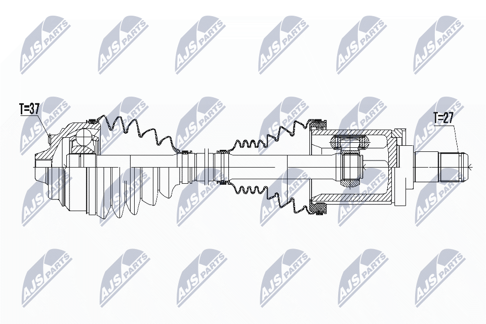 Albero motore/Semiasse - NPW-BM-055 NTY