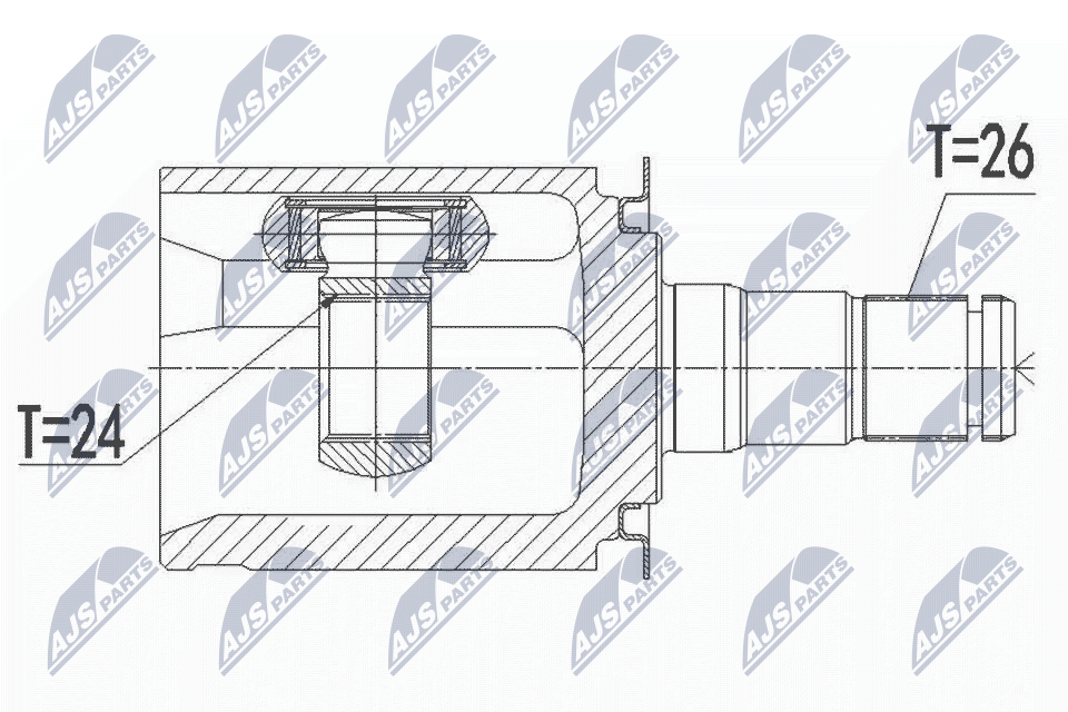 Joint Kit, drive shaft - NPW-BM-092 NTY