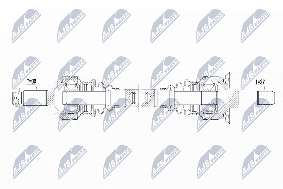 Приводной вал - NPW-BM-101 NTY