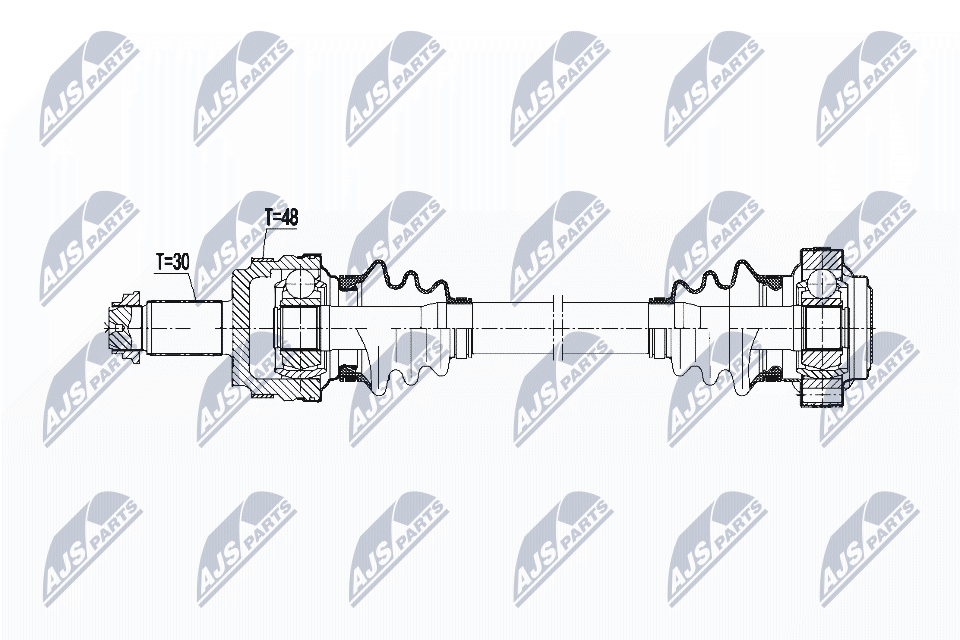 kardaninis velenas - NPW-BM-107 NTY