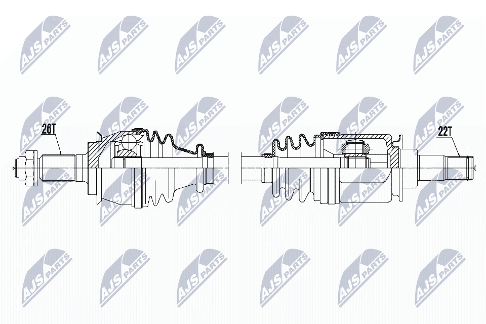 Drive Shaft - NPW-BM-119 NTY