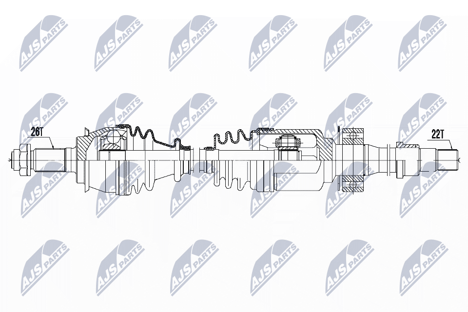Drive Shaft - NPW-BM-121 NTY