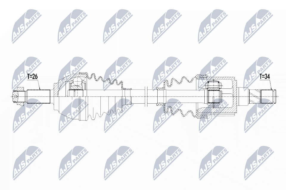 Drive Shaft - NPW-BM-125 NTY